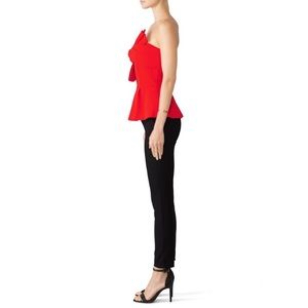 Adelyn Rae Red Strapless Bow Top - Picture 4 of 6